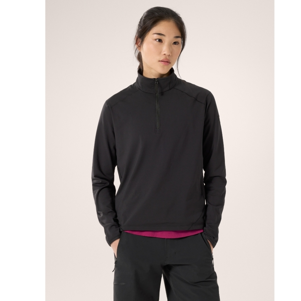 Arcteryx Kyanite Lightweight Zip Neck XS Black